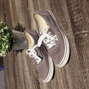 Vans grey Men size 6.5 Women Size 8